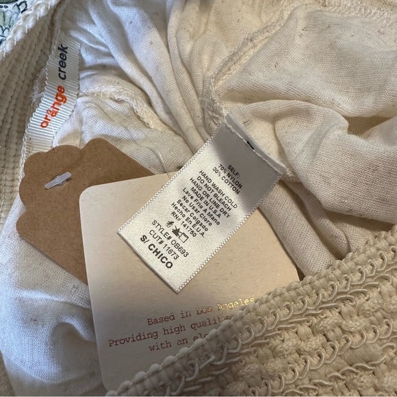 Orange Creek Cream Lace Shorts NWOT - Picture 7 of 8